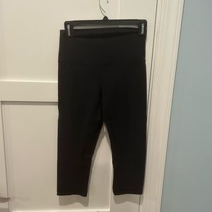 Lululemon black leggings; size 6; excellent condition